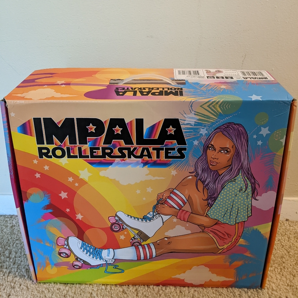Impala roller skates, size 8